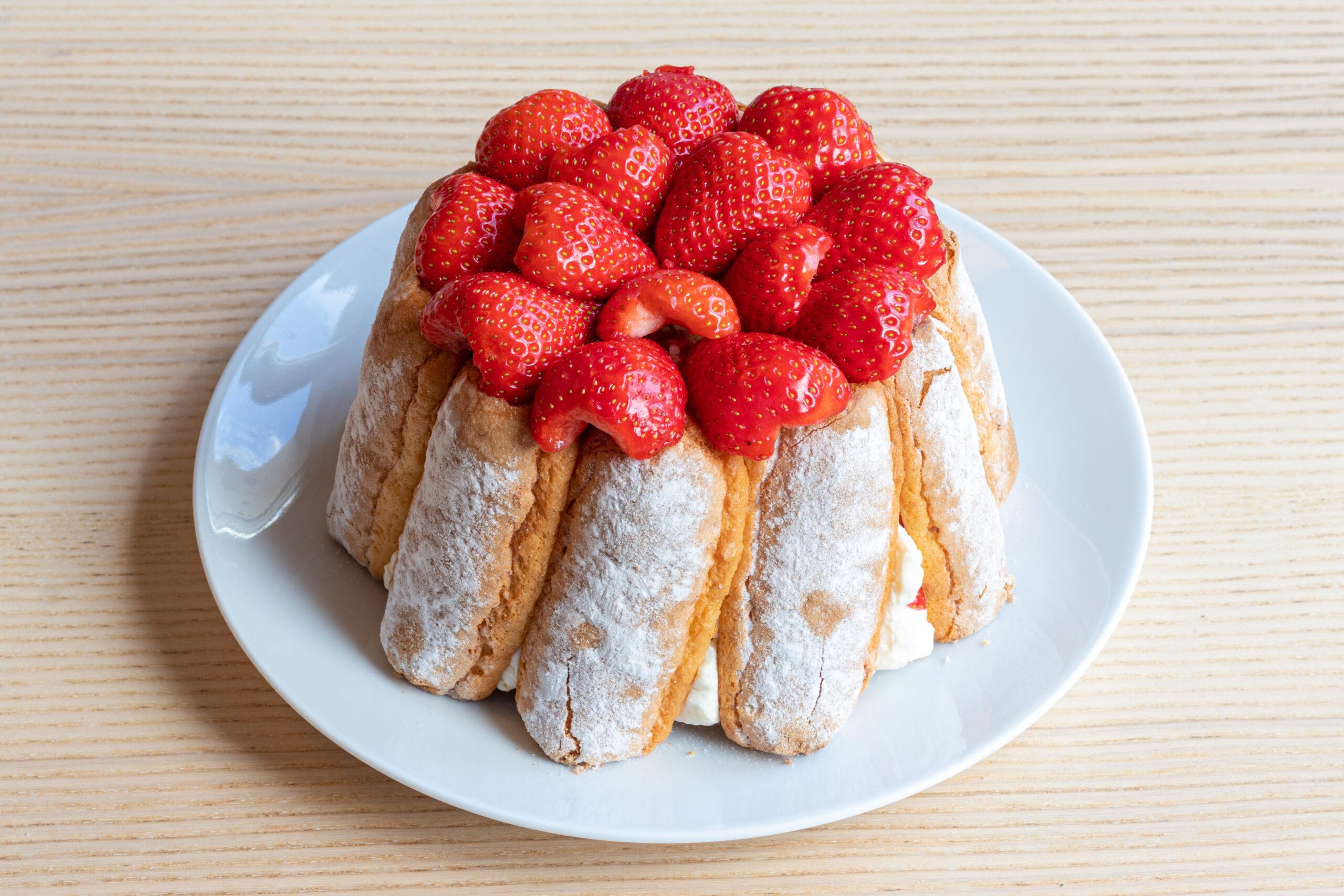 Charlotte aux fraises