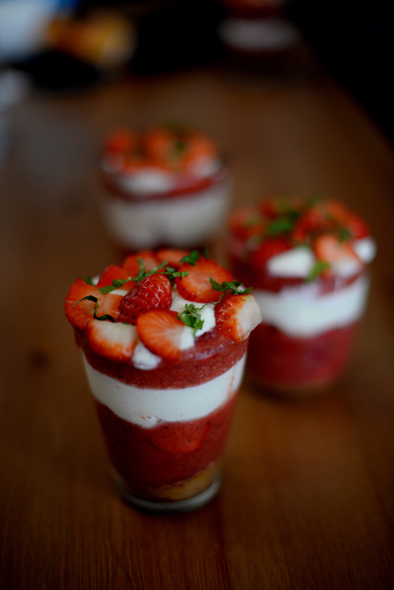 Tiramisu aux fraises et speculoos